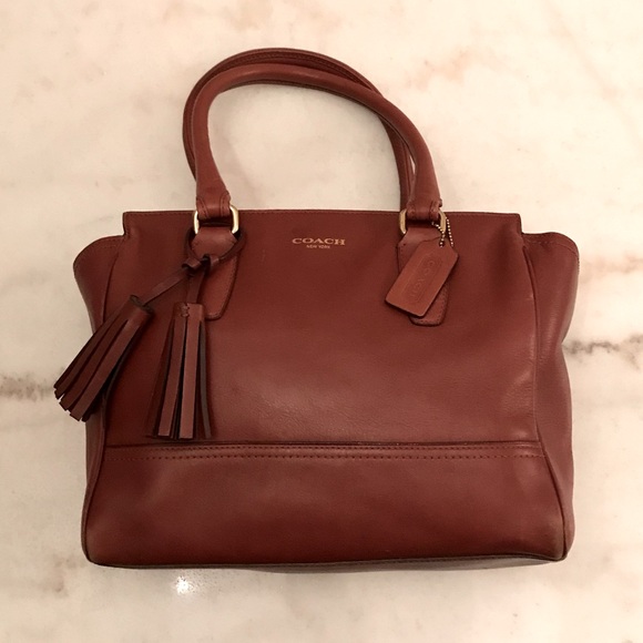 Coach Handbags - Coach Leather Bag in Brown